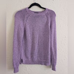 J.Crew Metallic Lavender Sweater